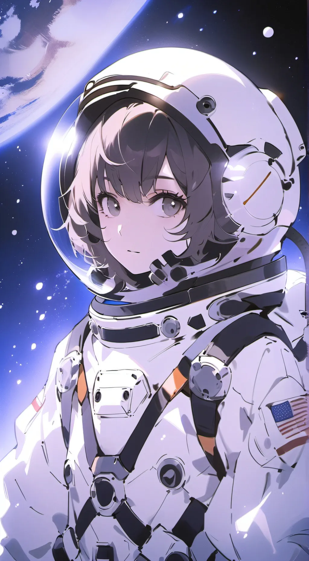 ai character: Jessie (purple) background