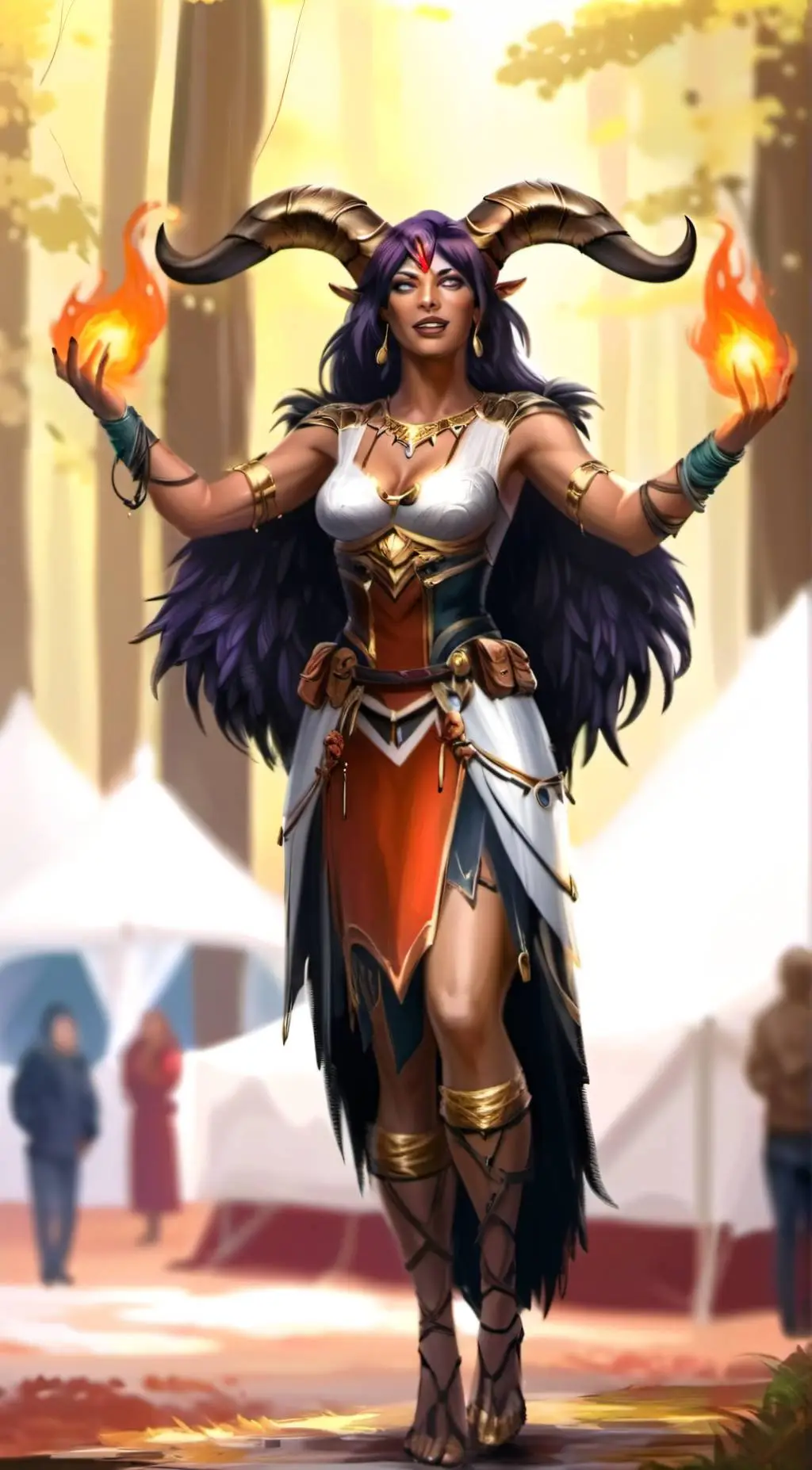 ai character: Empusa  background