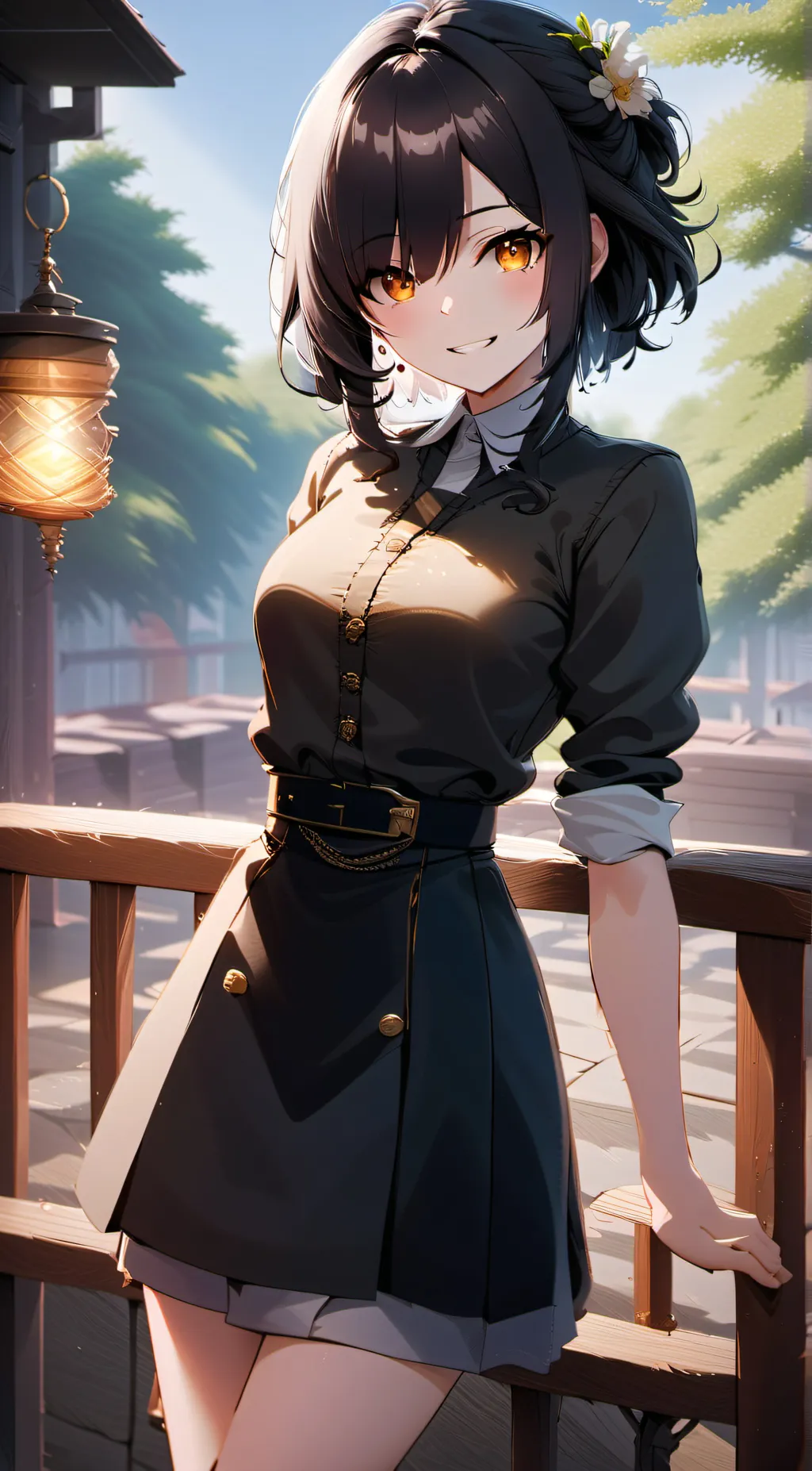 ai character: Sasha~🌸✨ background