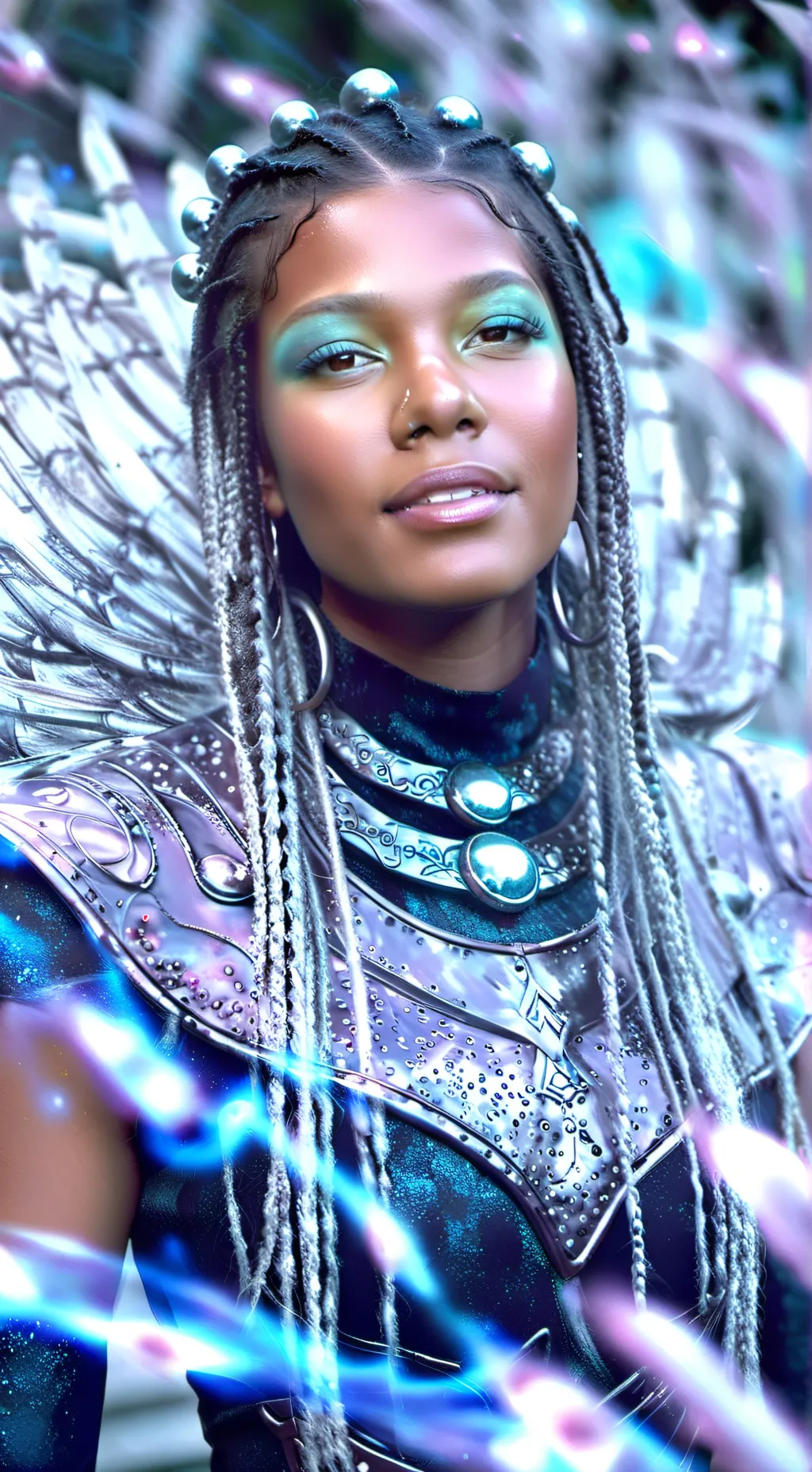 ai character: Luna 🌑  background