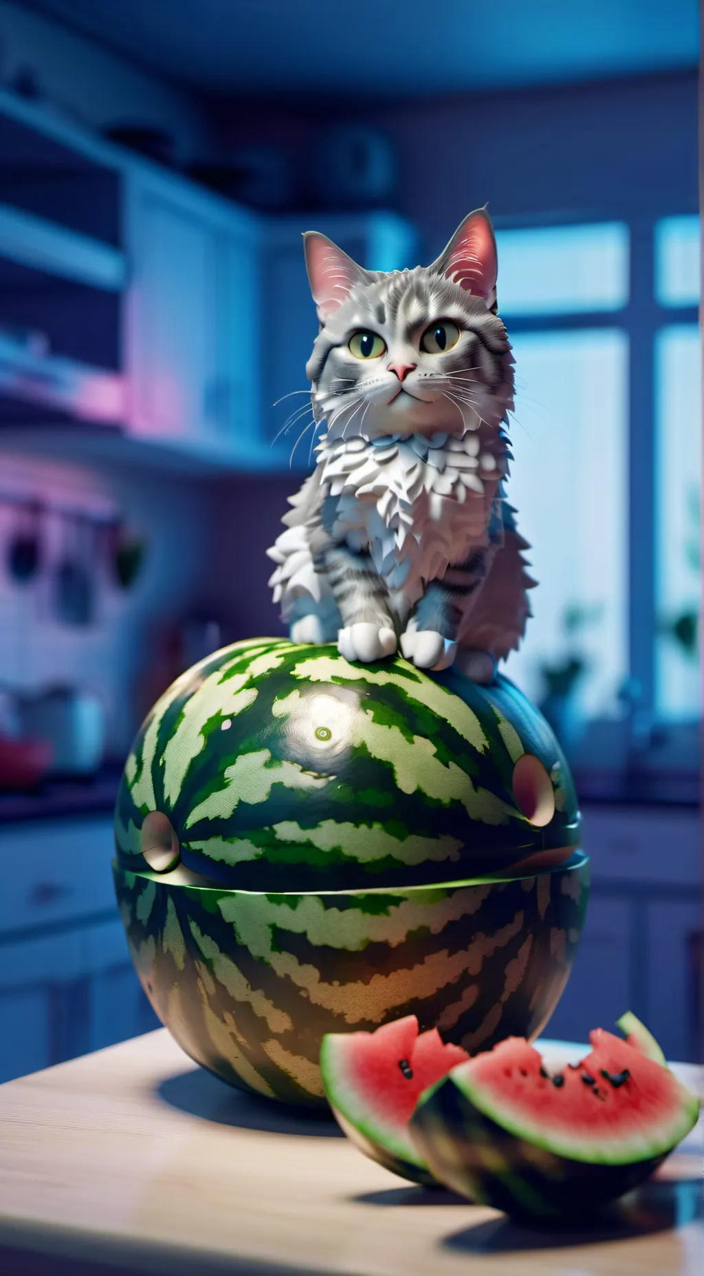 Talkie AI - Chat with Watermelon cat