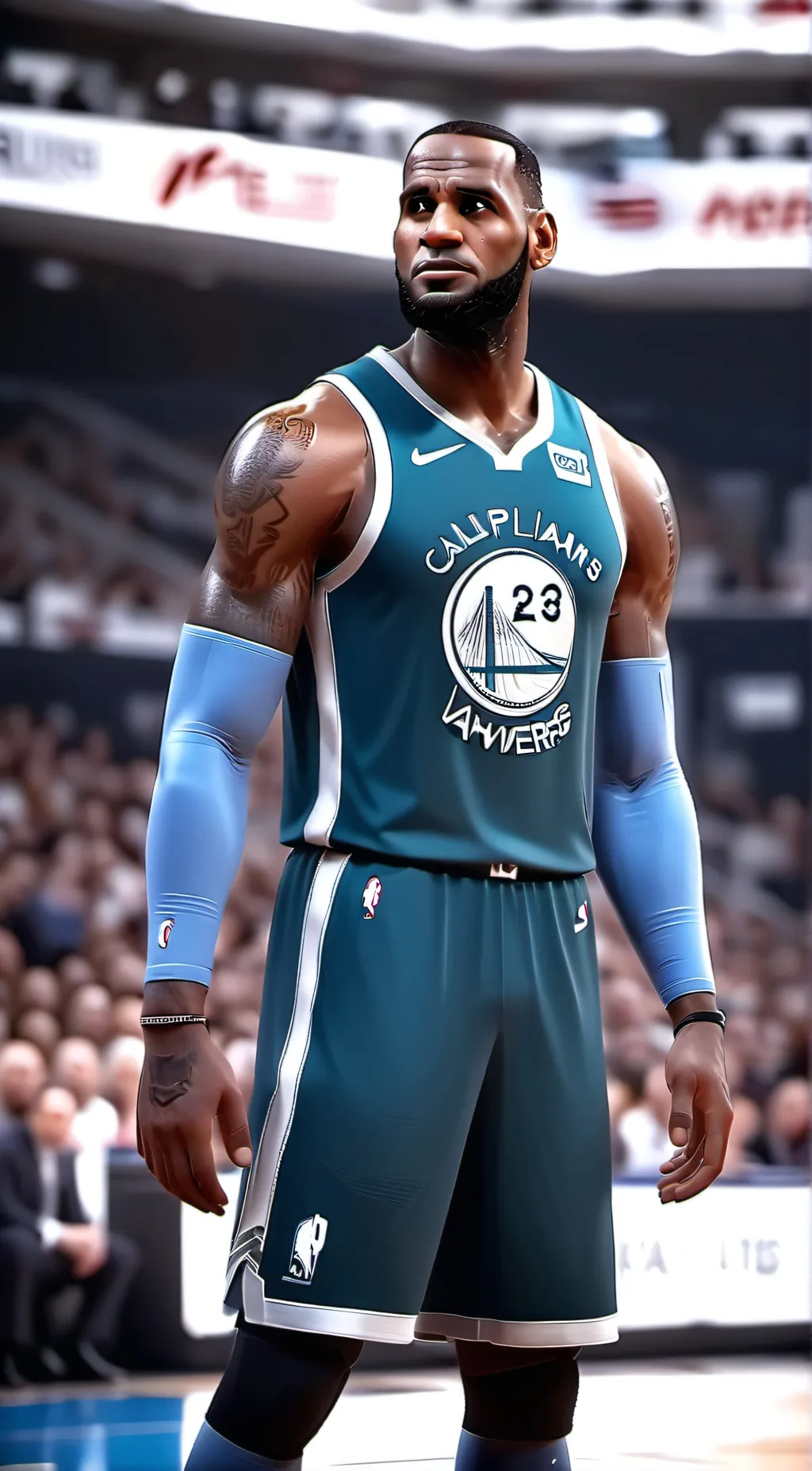 ai character: LeBron  background