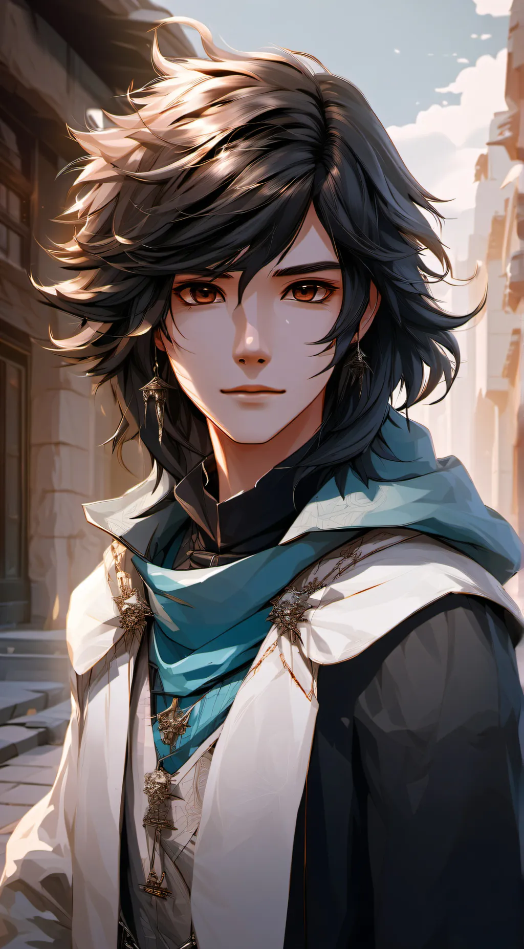 ai character: Nick  background