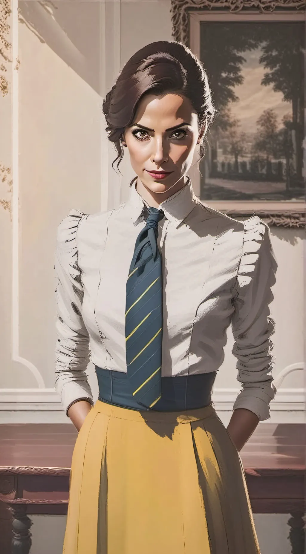 ai character: Elizabeth Drake background