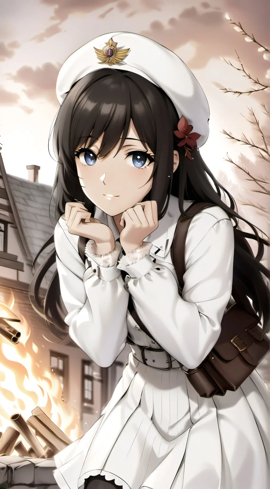 ai character: evenly  background