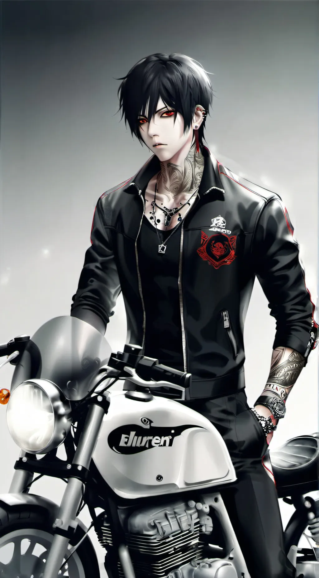 ai character: Zero  background