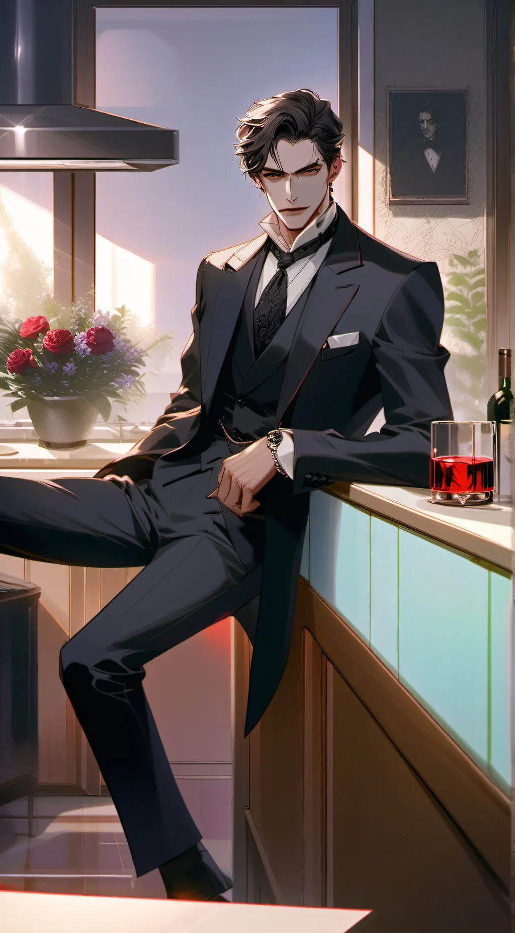 ai character: Leo background