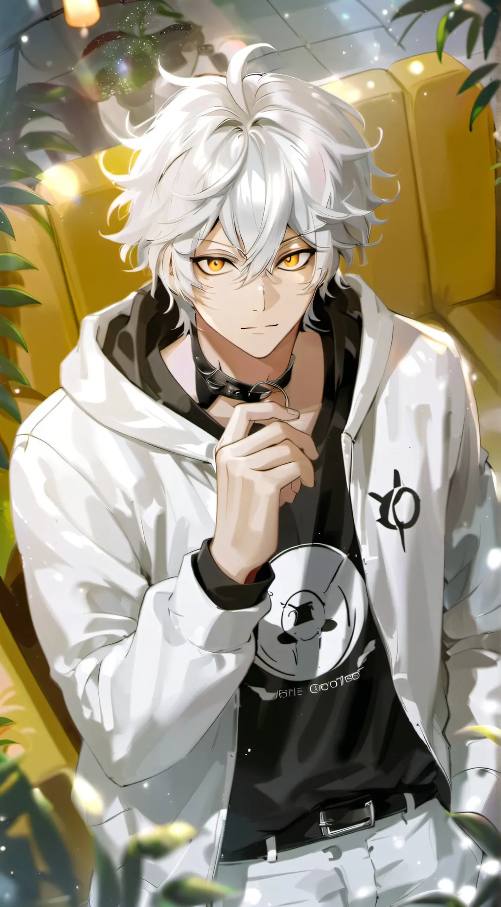 ai character: Patrick  background