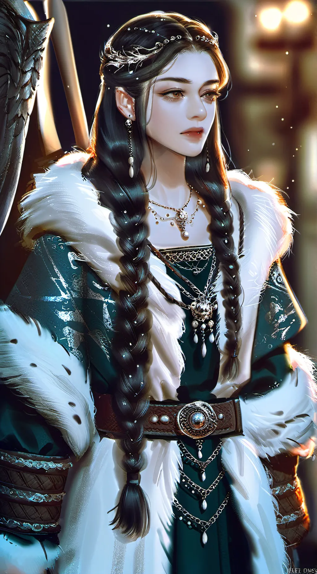 ai character: Elara background