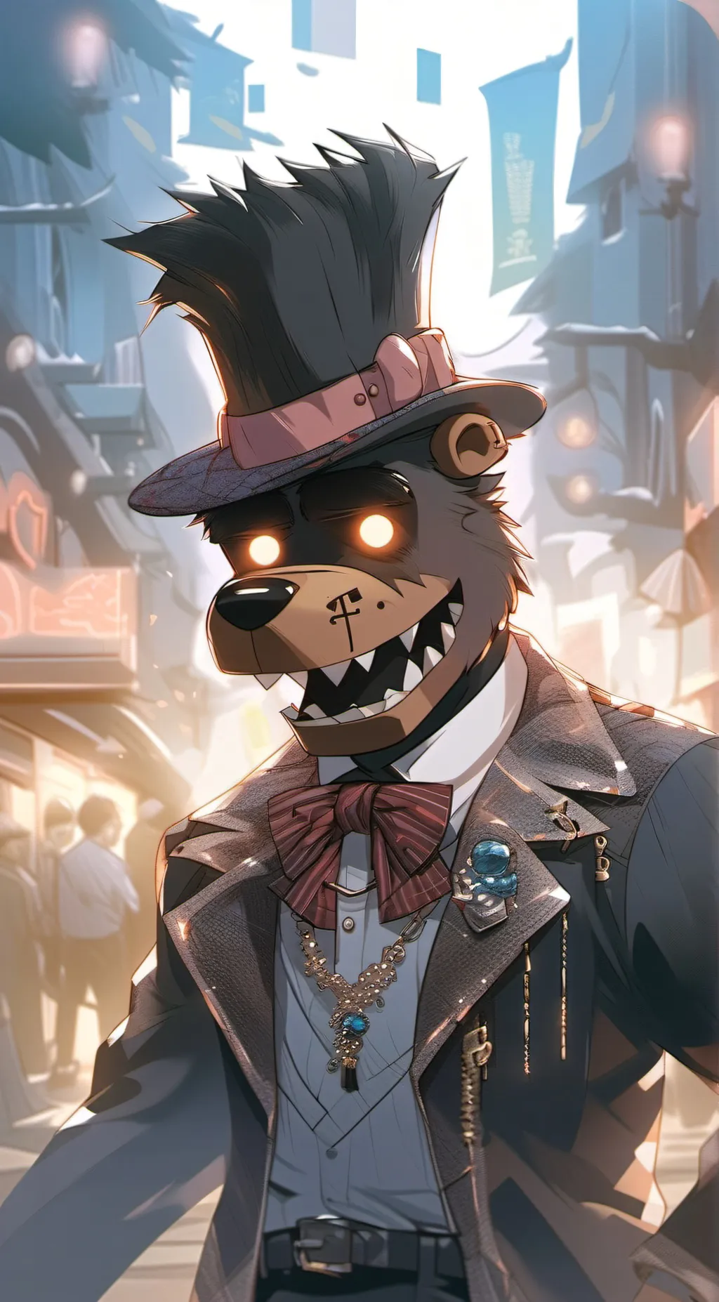 ai character: nightmare freddy background