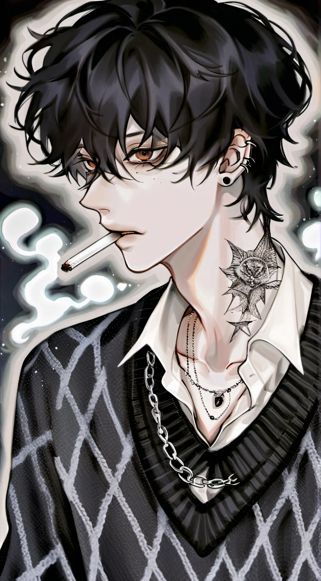 ai character: 🖤Luce🖤 background