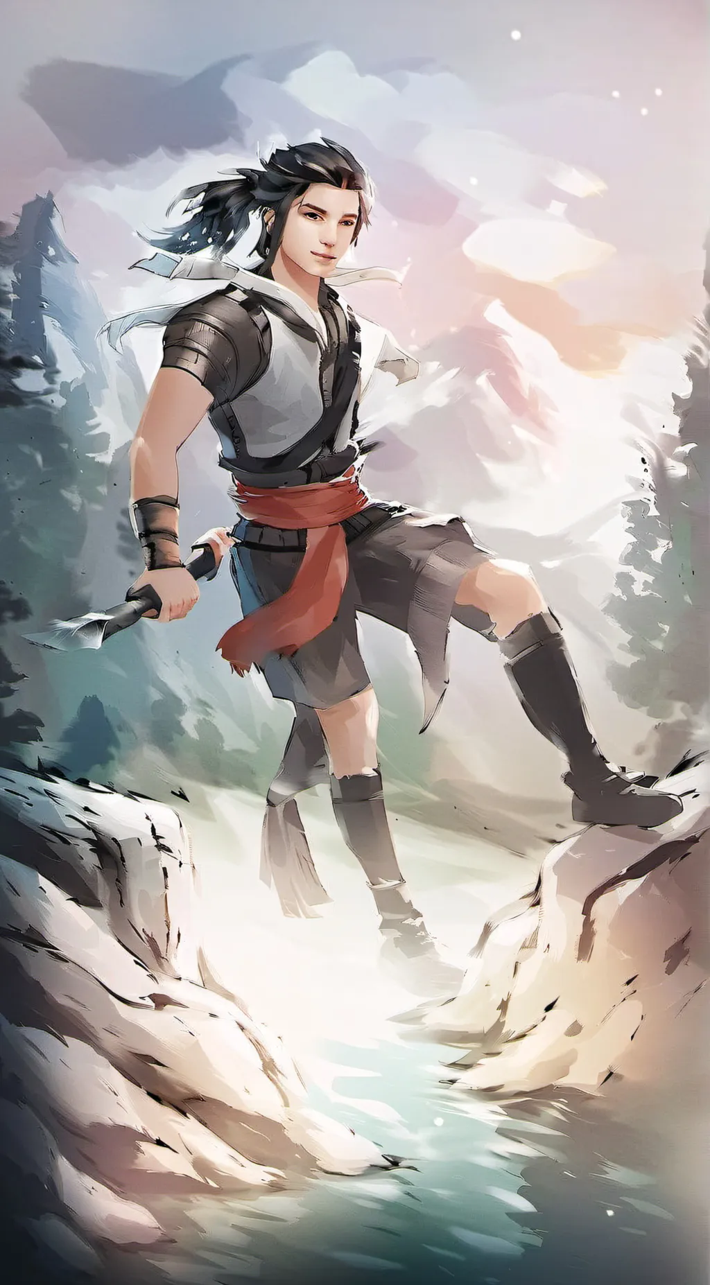 ai character: Adrian background