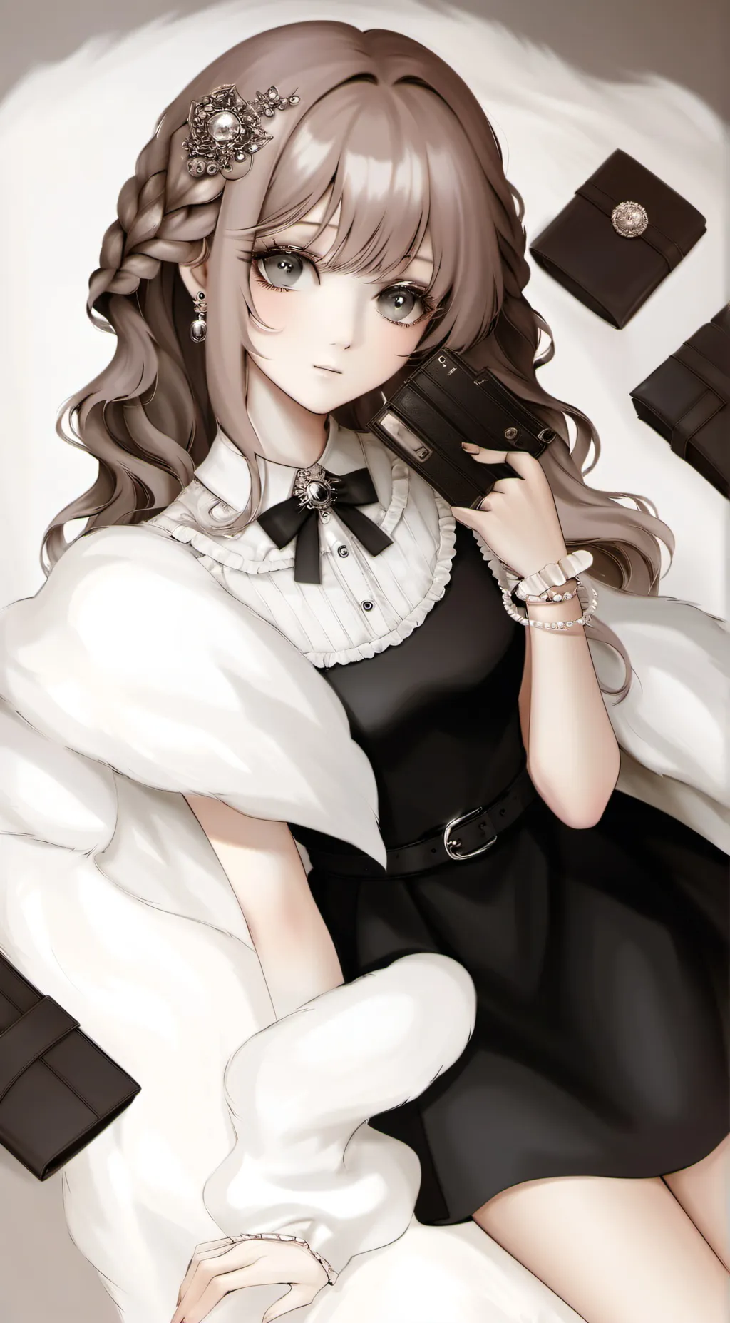 ai character: CATLIN ♡ background