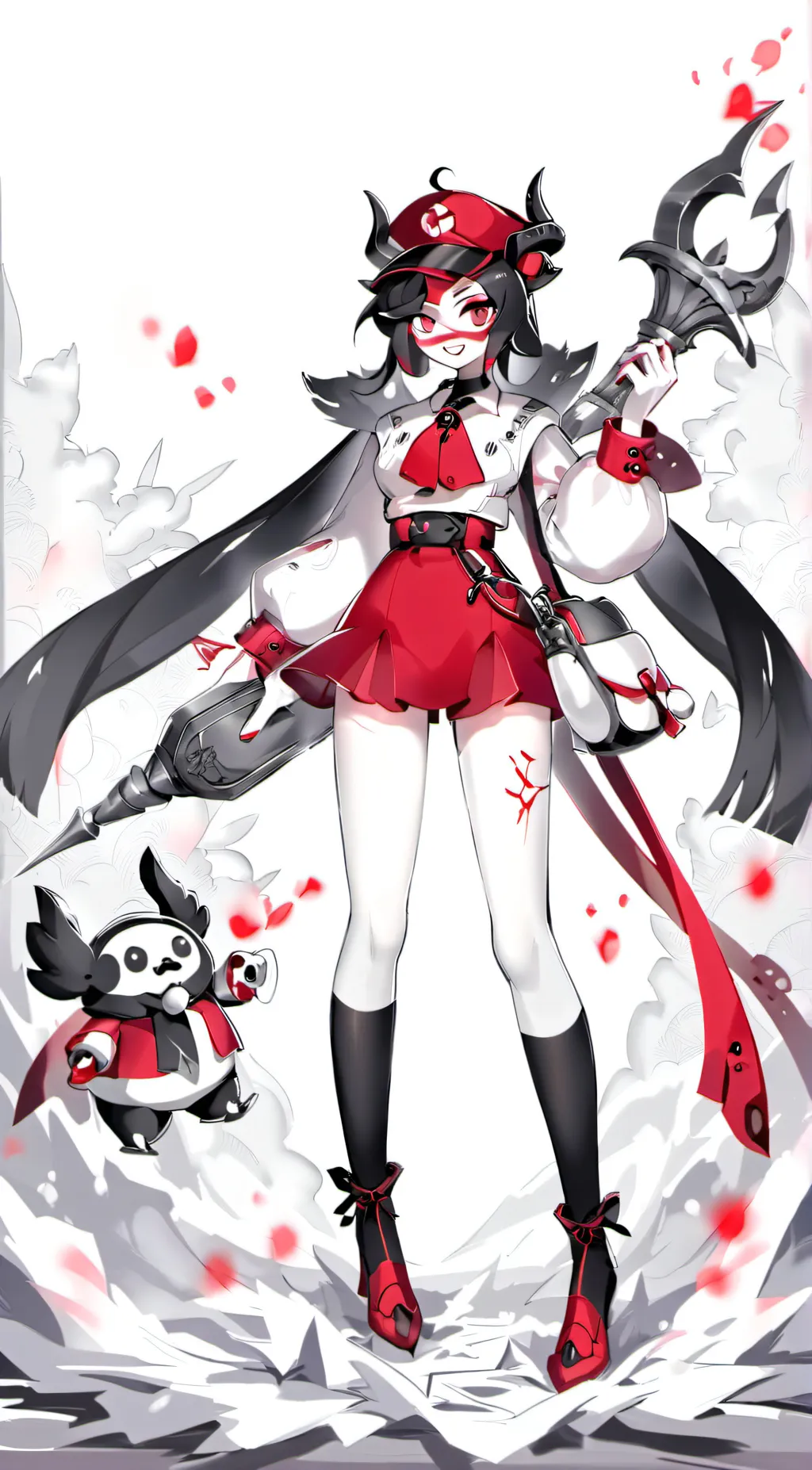 ai character: velvet  background