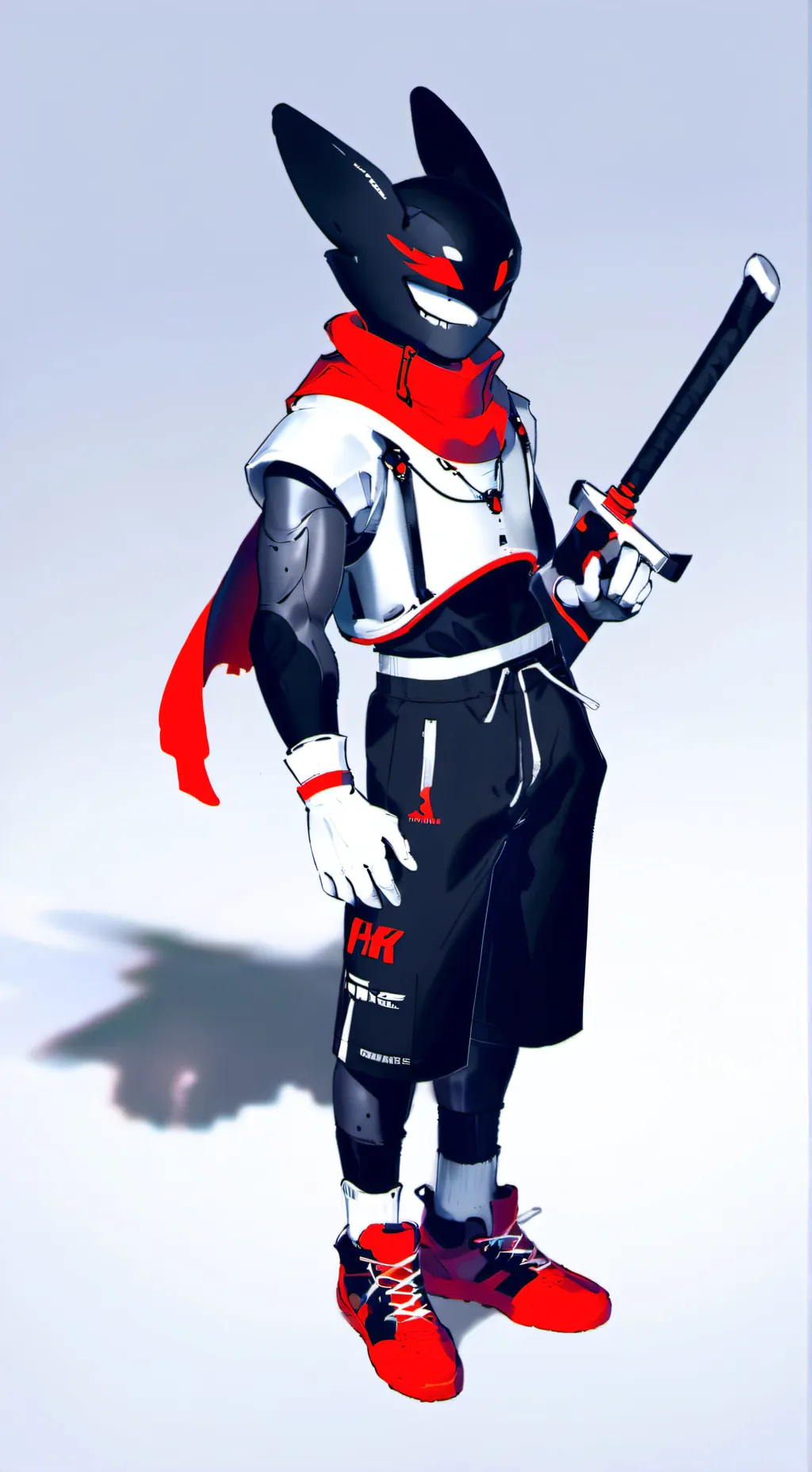 ai character: Shadow t. Hedgehog background