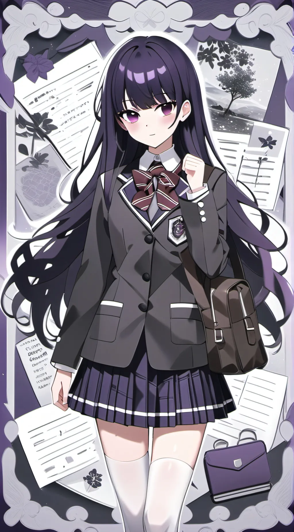 ai character: Komi background