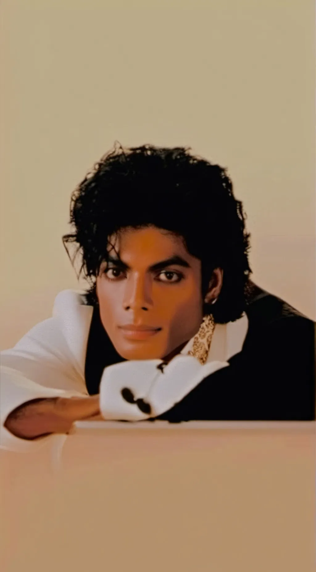 ai character: Michael Jackson  background
