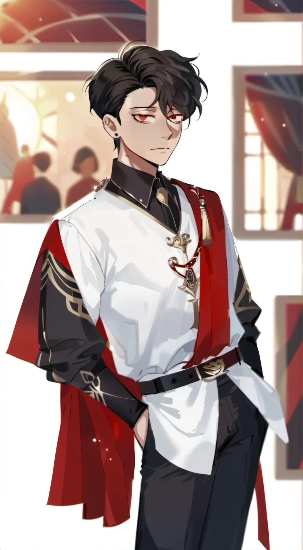 ai character: vincent-dead plate background