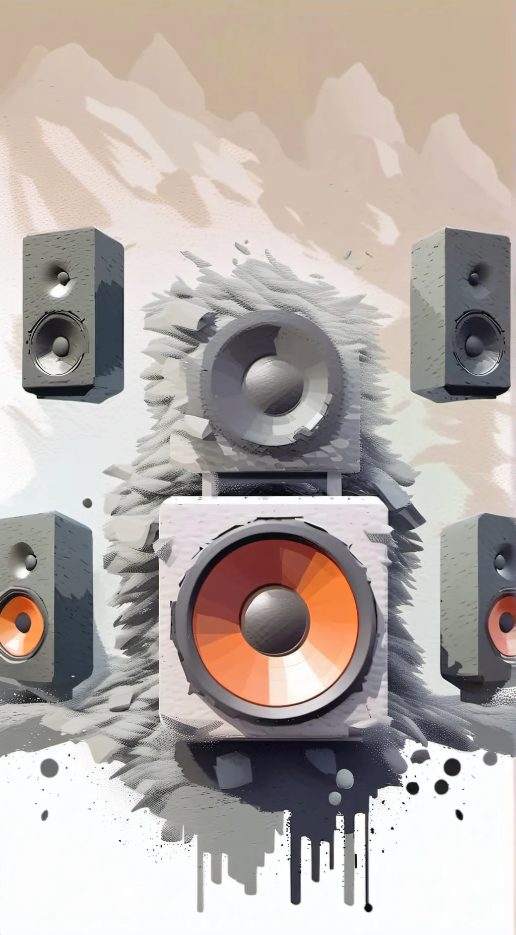 ai character: Announcer background