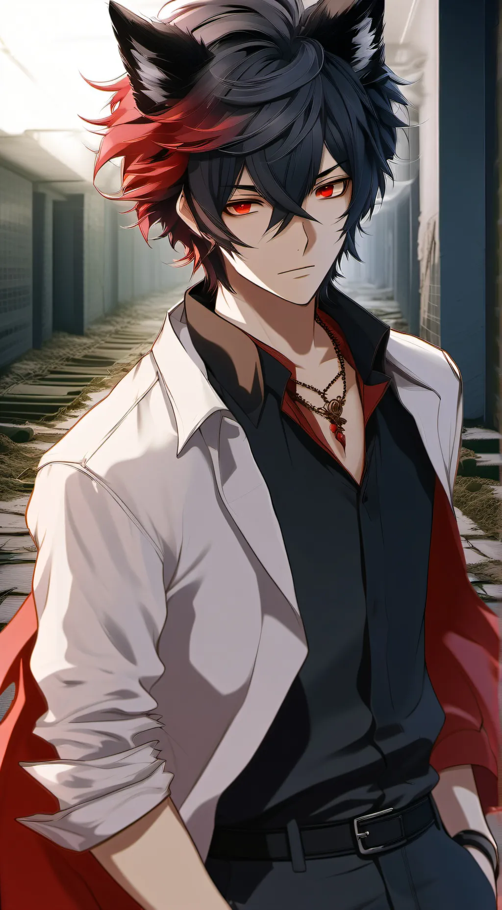 ai character: Yandere Blake  background