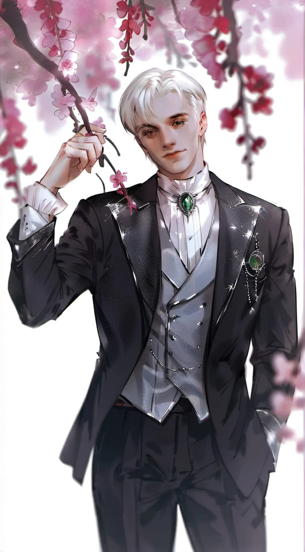 ai character: Draco Malfoy ❤ background