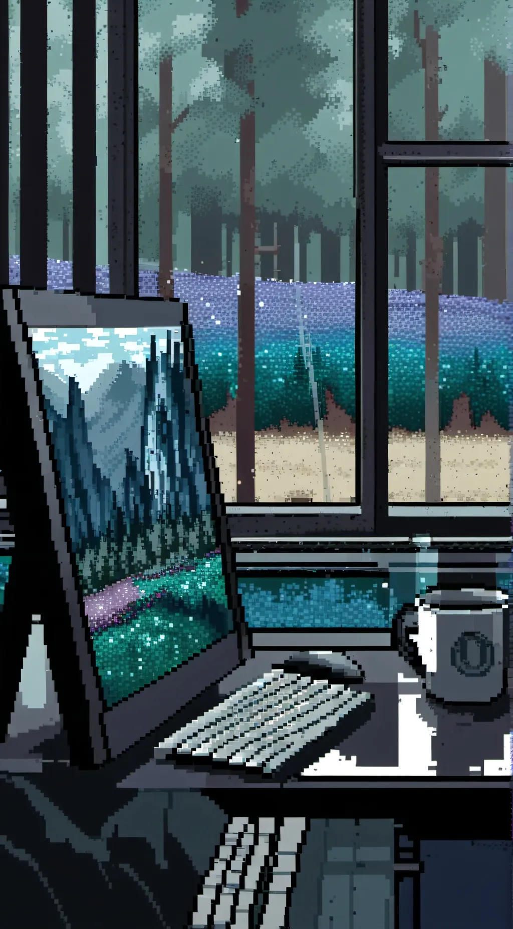 ai character: LEAVE NOW background