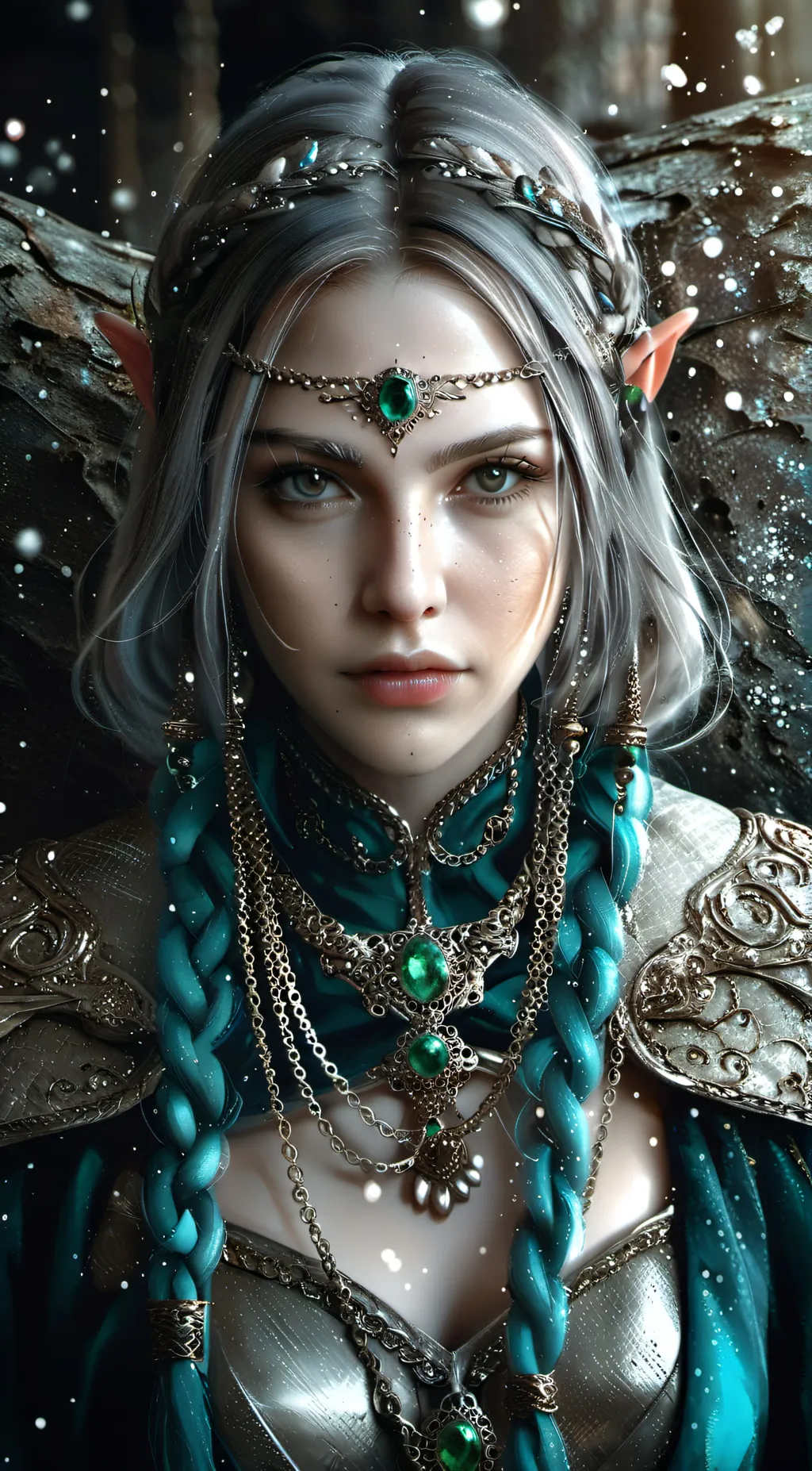 ai character: Aqua background