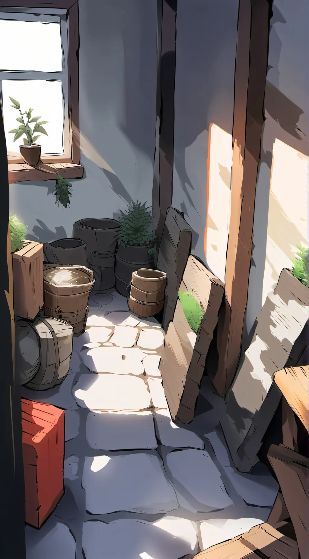 ai character: love story background