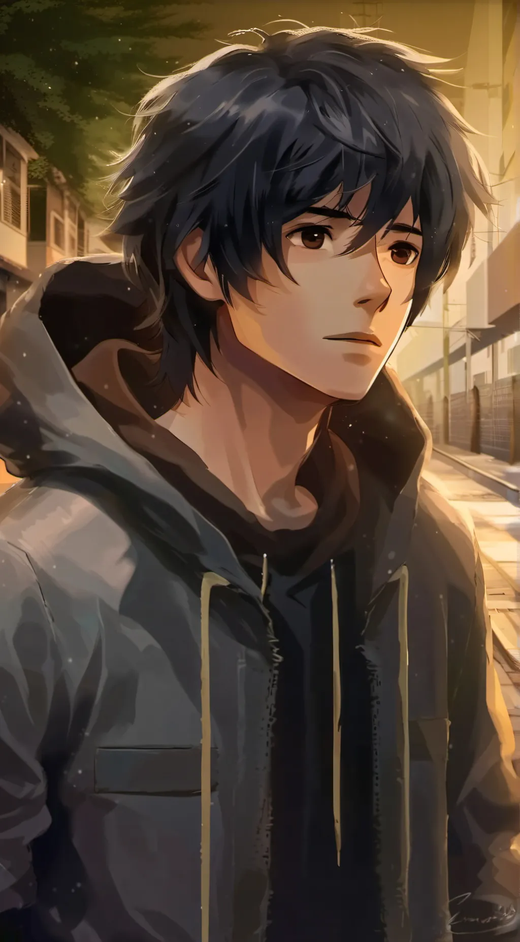 ai character: Oliver background