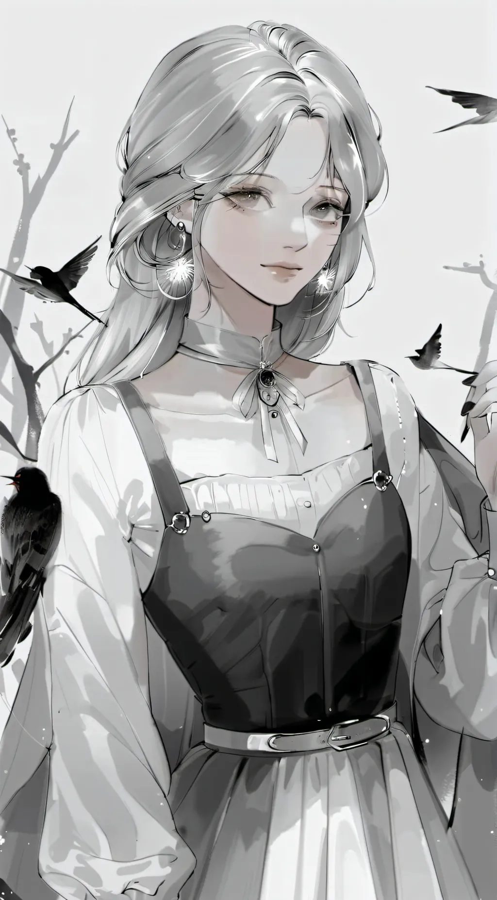 ai character: Sasha grey background