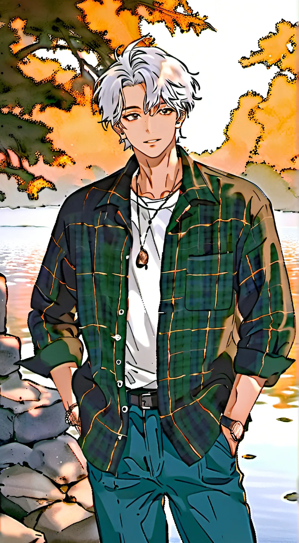 ai character: Max background