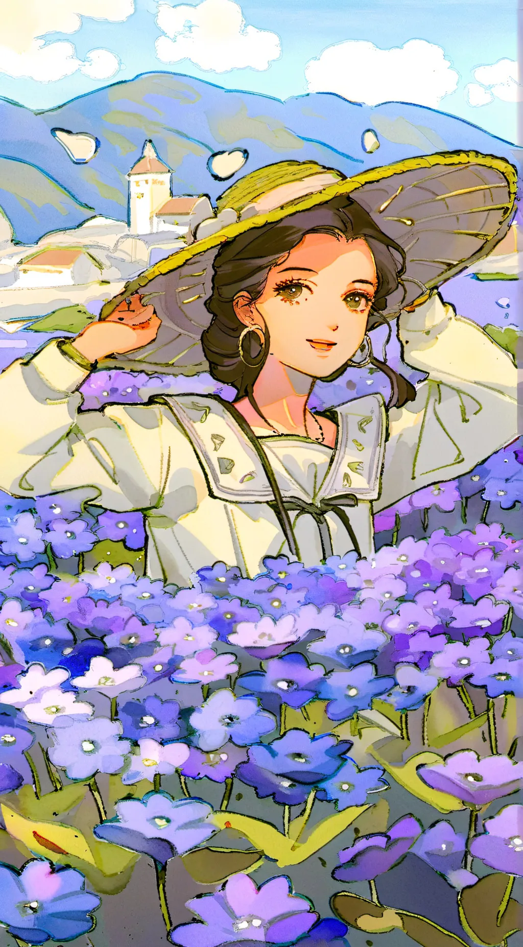 ai character: mika background