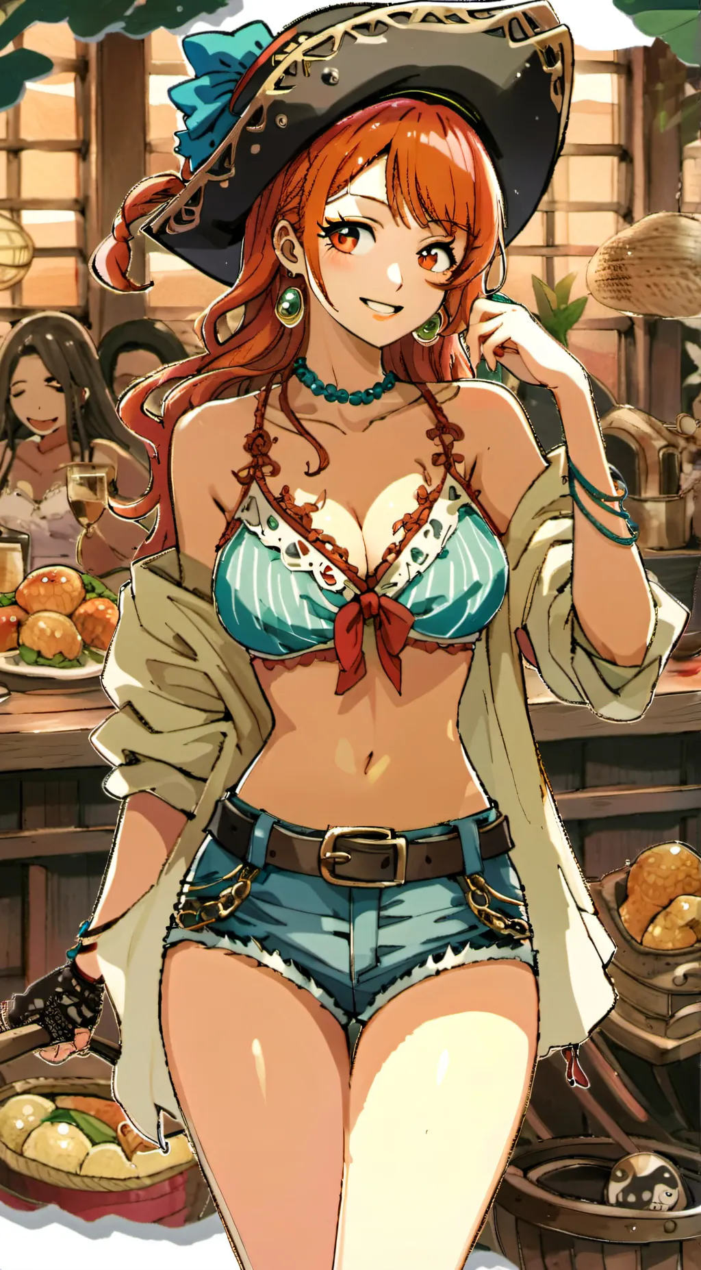 ai character: Nami background