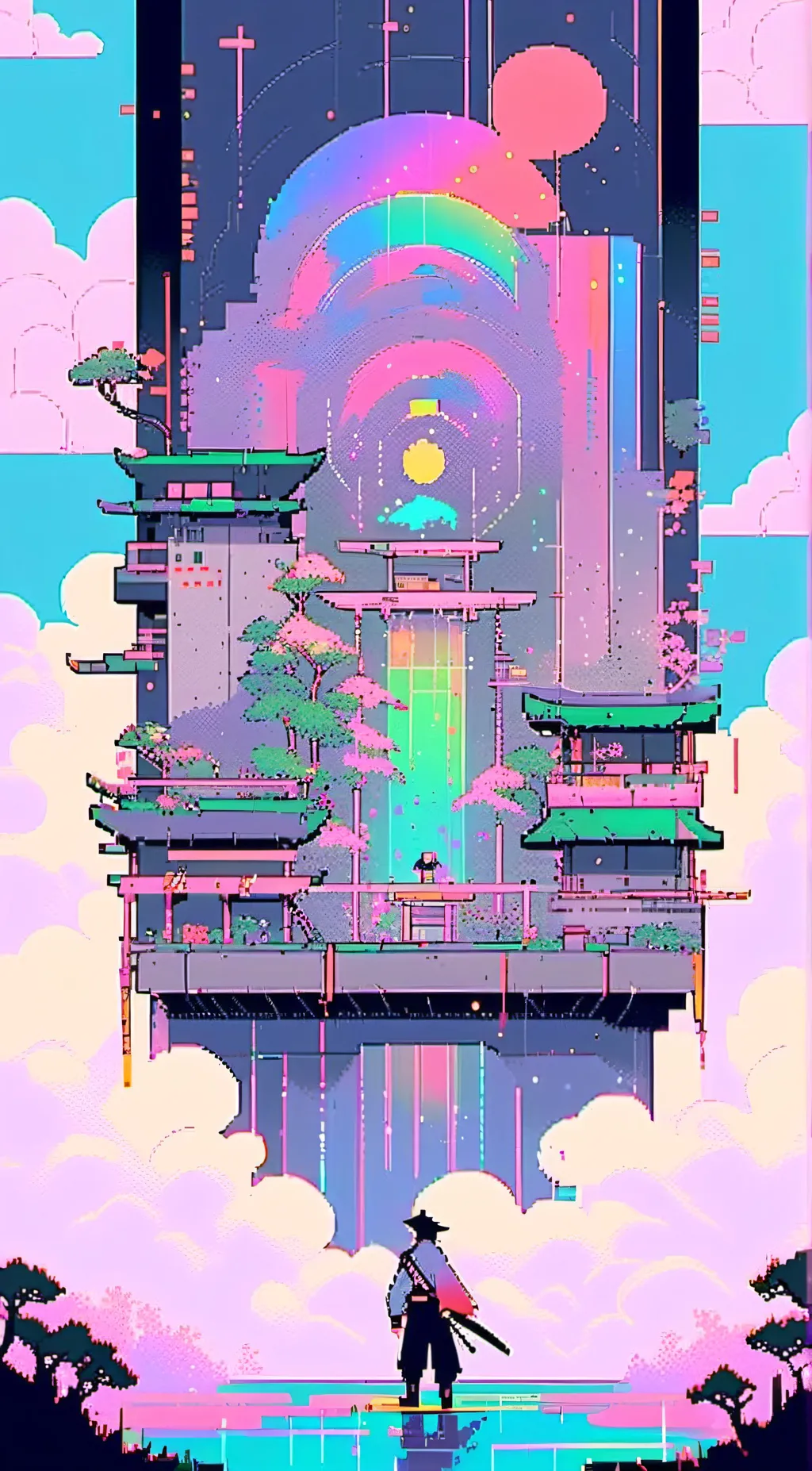 ai character: Anime hunger games background