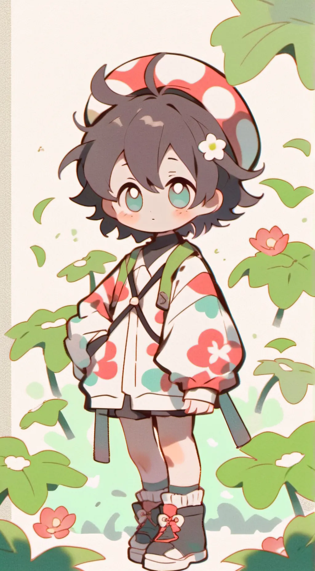 ai character: ^mushy^🪽 background