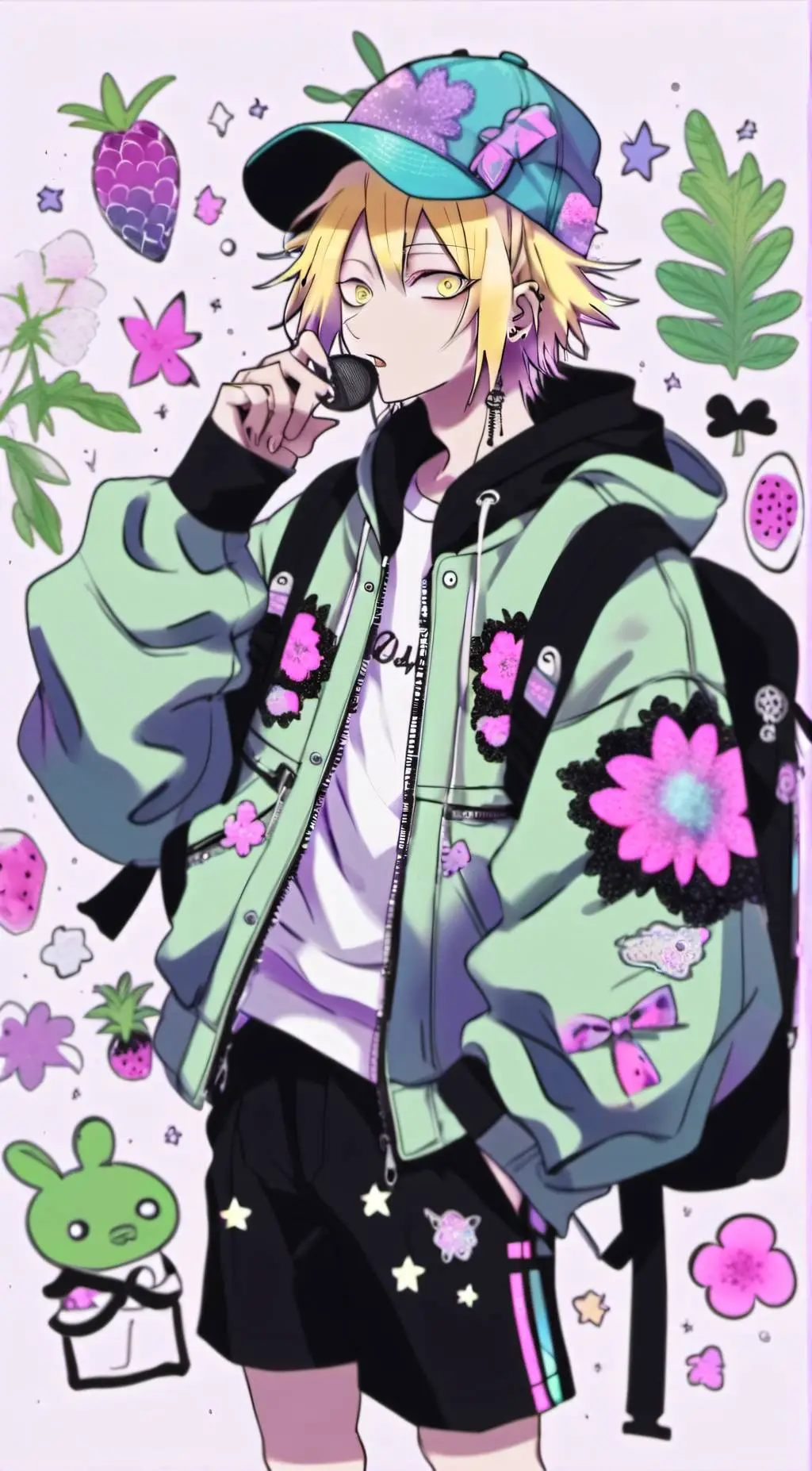 ai character: ⚡️Electric Love⚡️ background