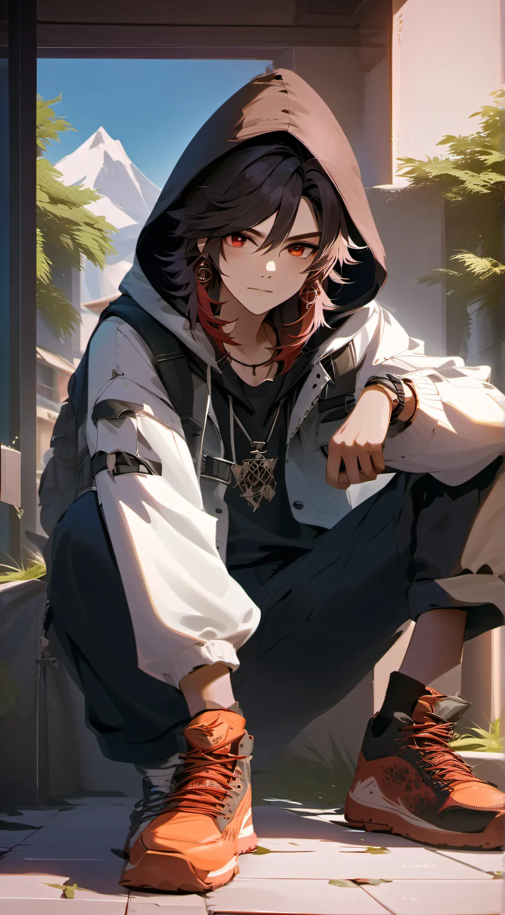 ai character: {~・Äjåx・~} background