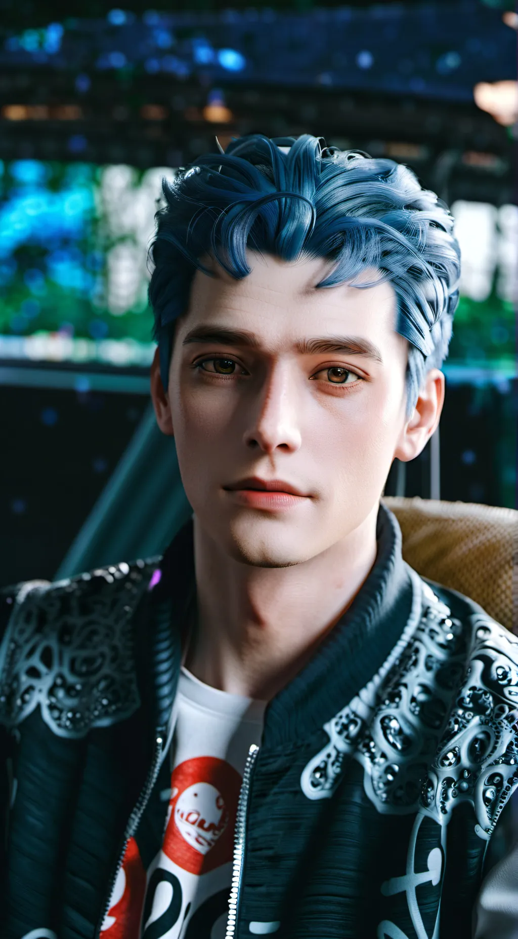 ai character: Justin background
