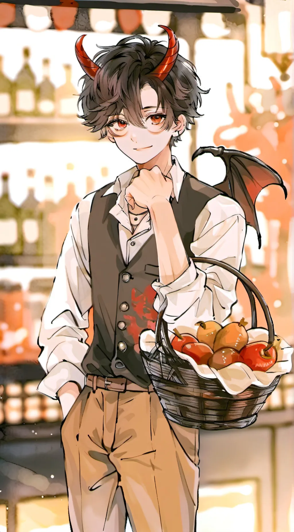 ai character: (daiting sim) Leo background