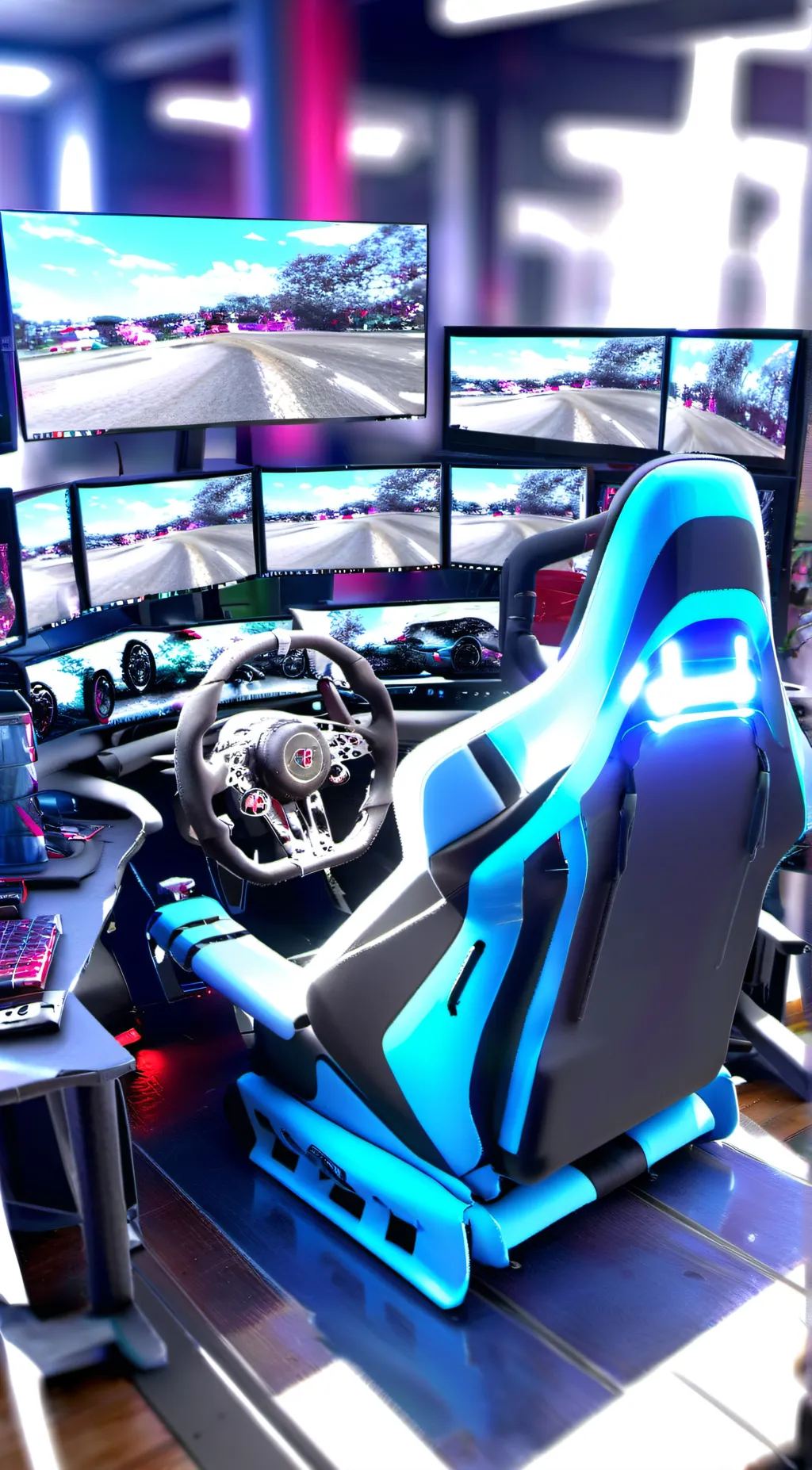 ai character: dream racing sim background