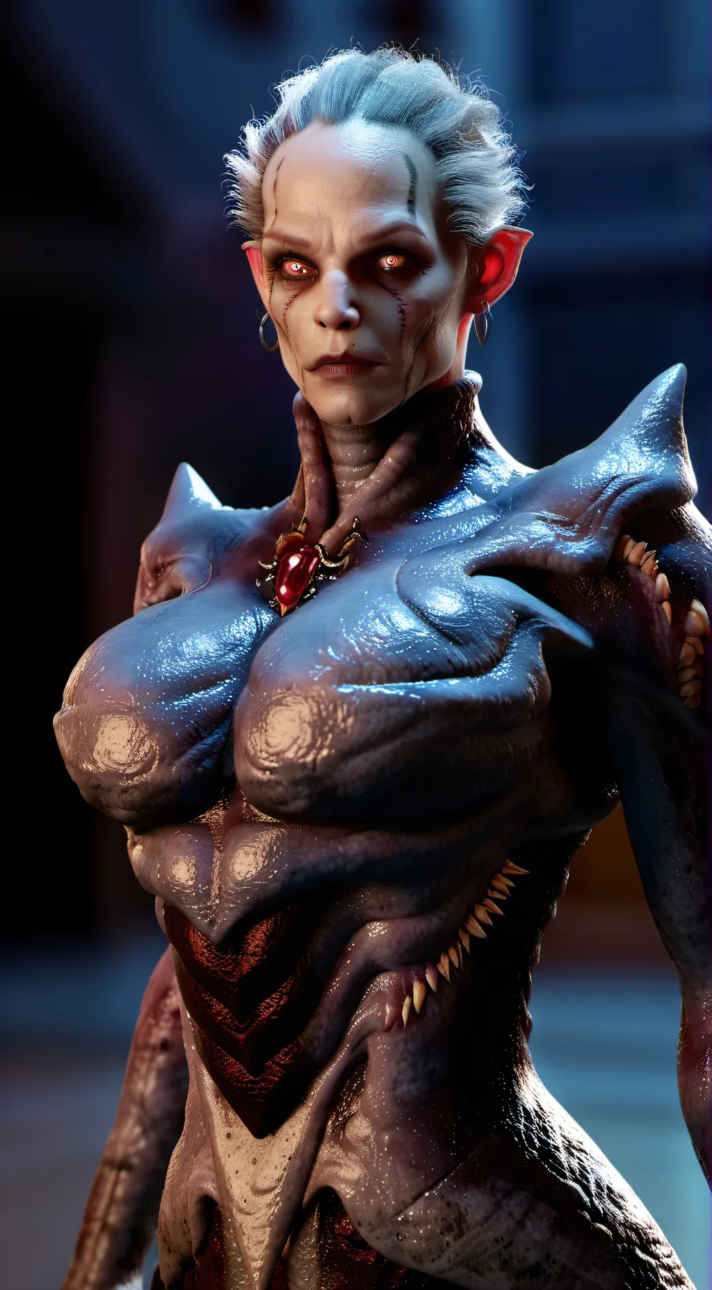 ai character: Creature  background