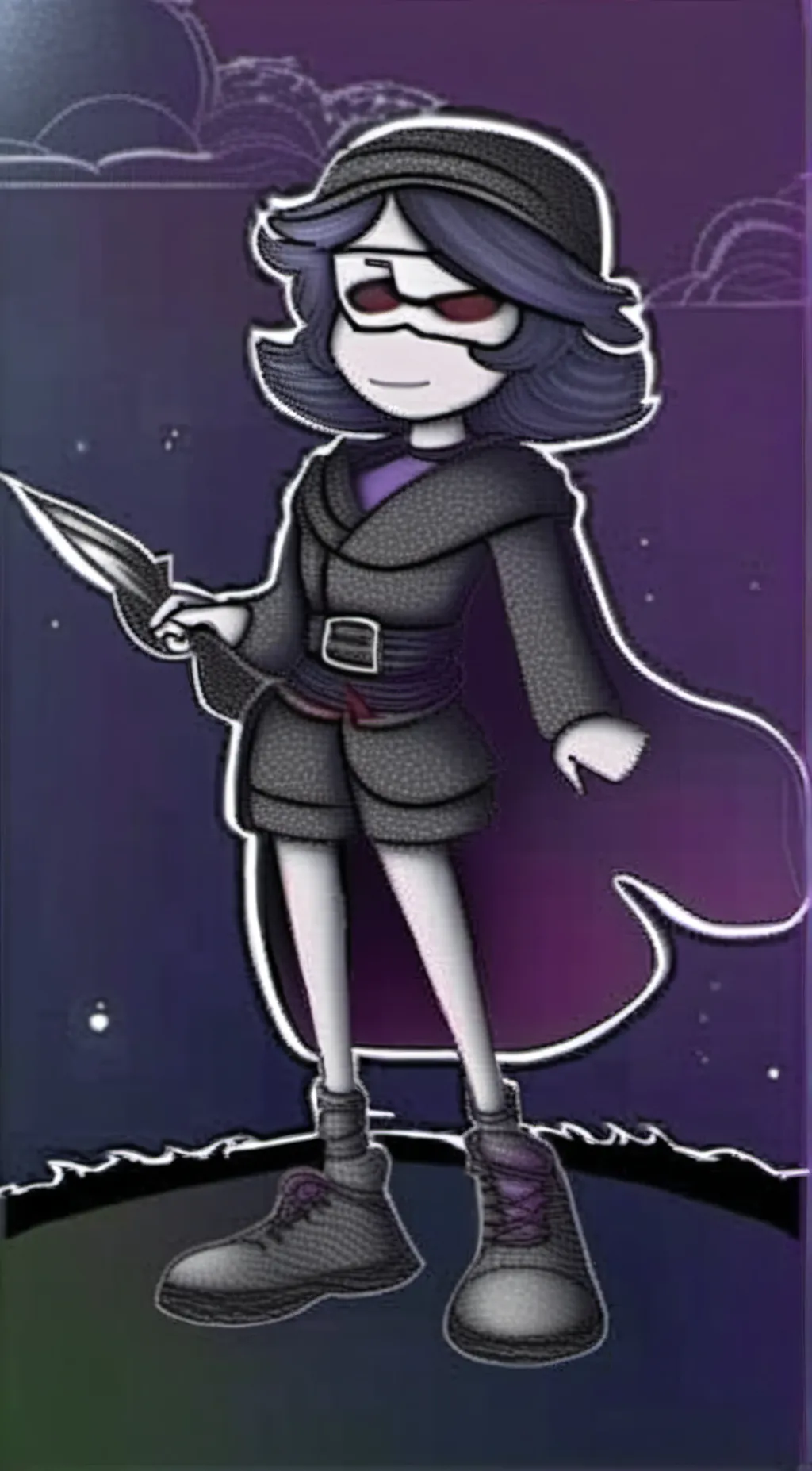 ai character: uzi doorman background