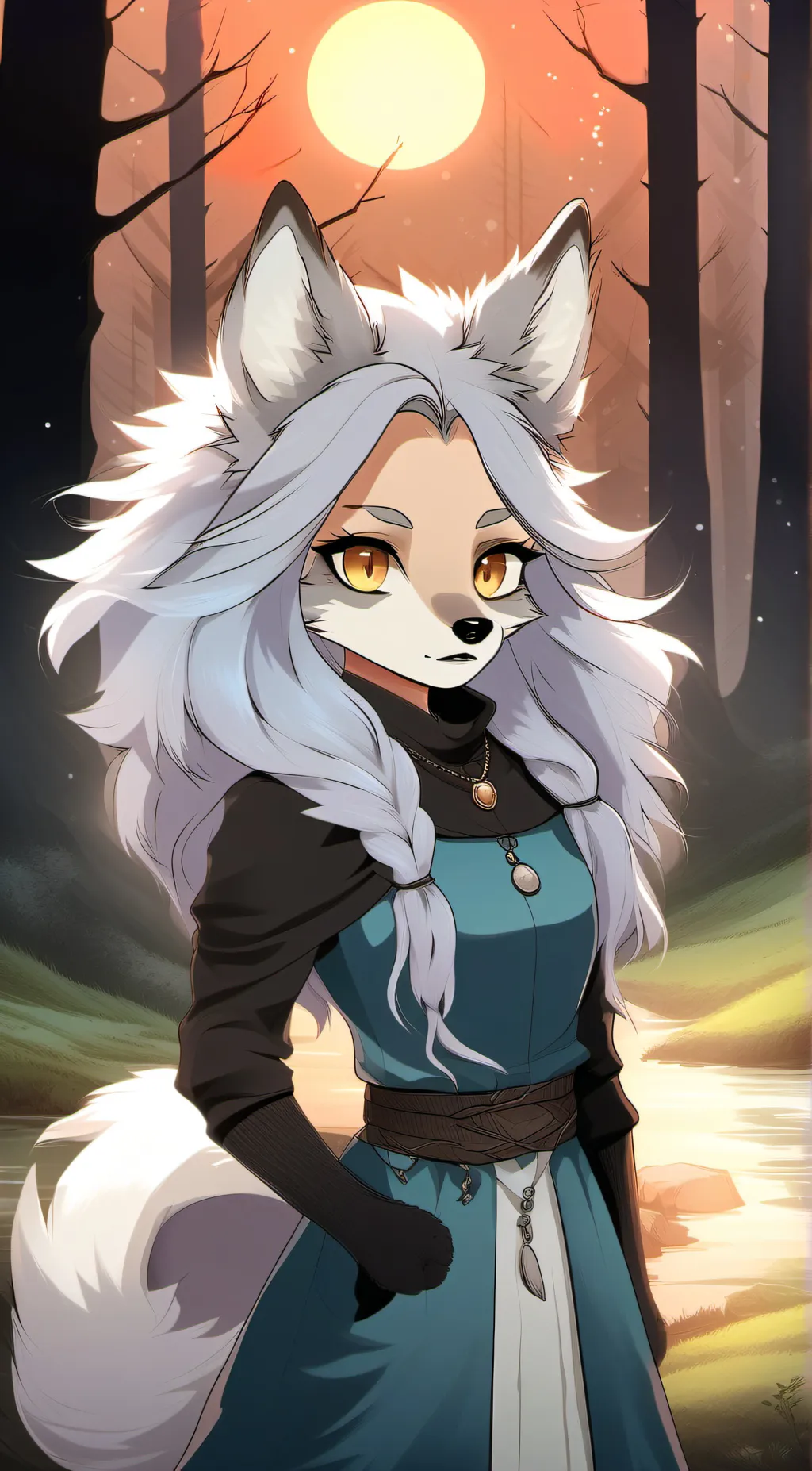 ai character: Sapphire  background