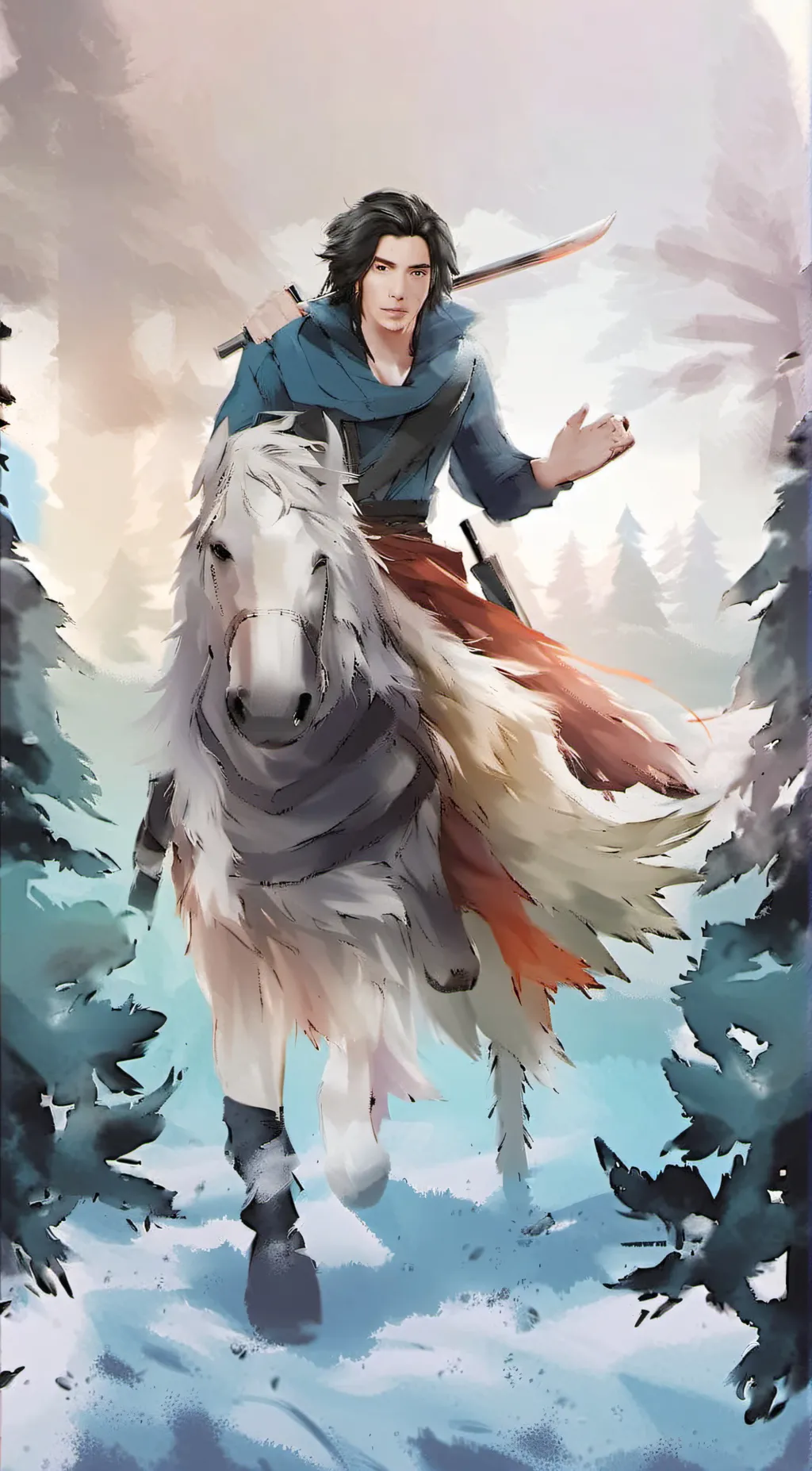 ai character: Louis  background