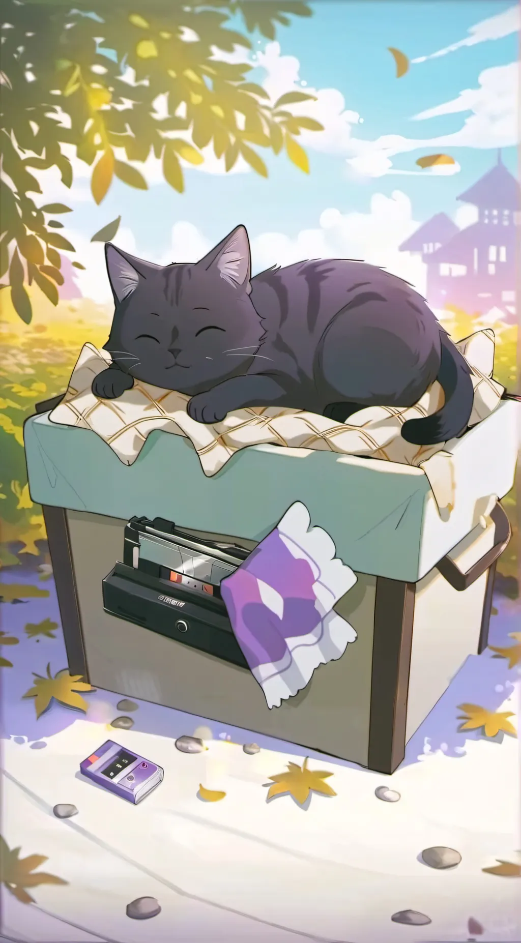 ai character: catnap background