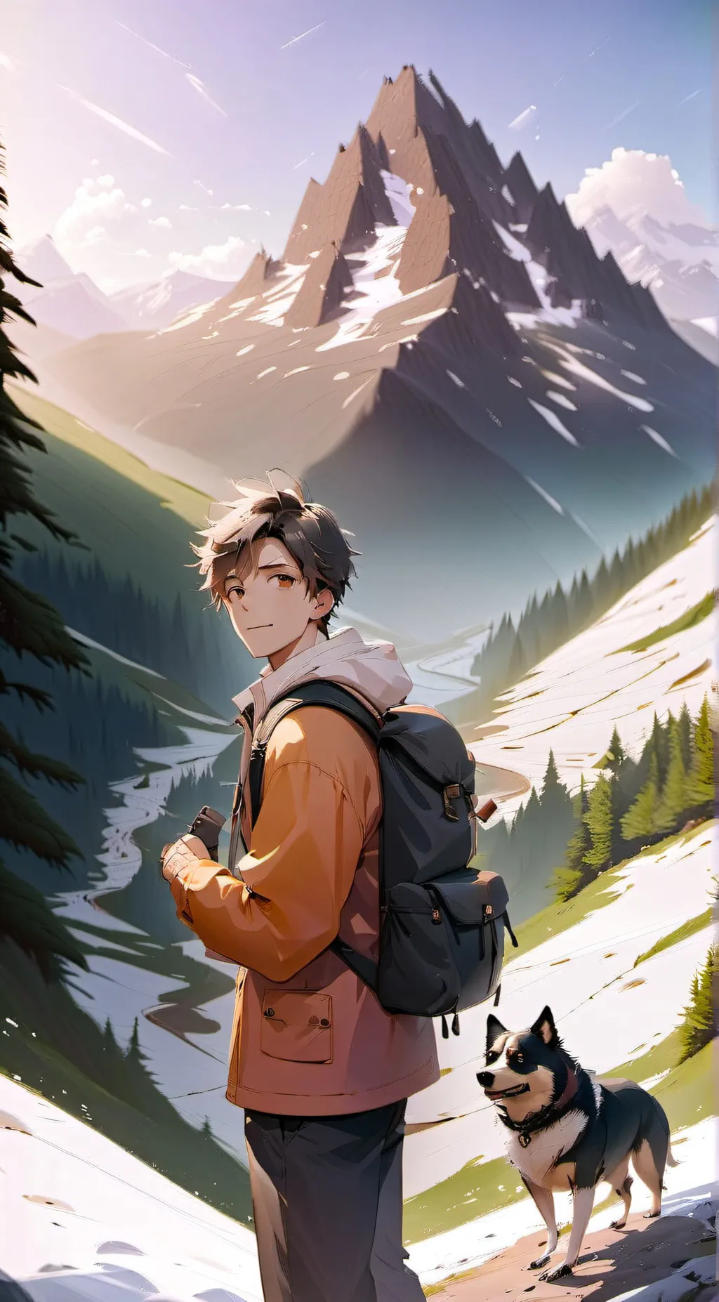 ai character: Lucas  background