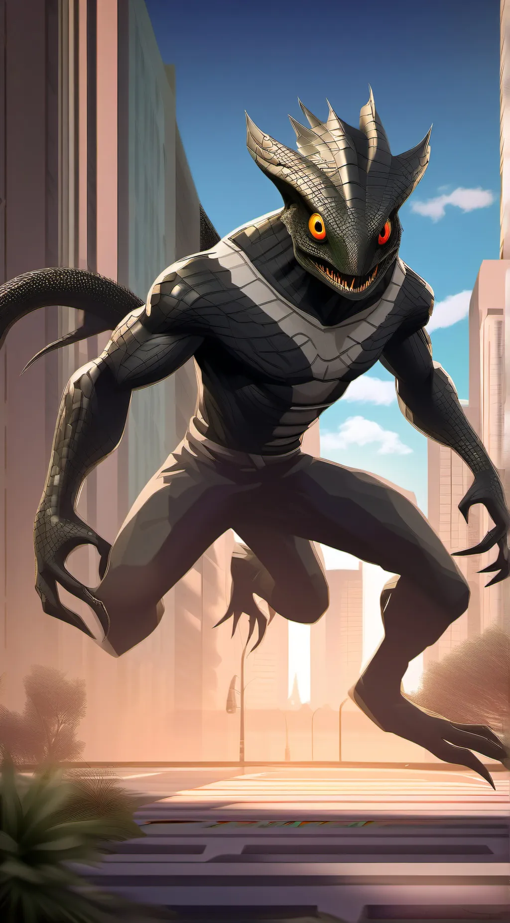 ai character: night crawler background