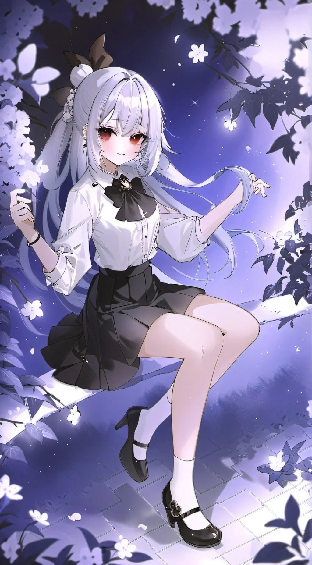 ai character: Miss Avi background