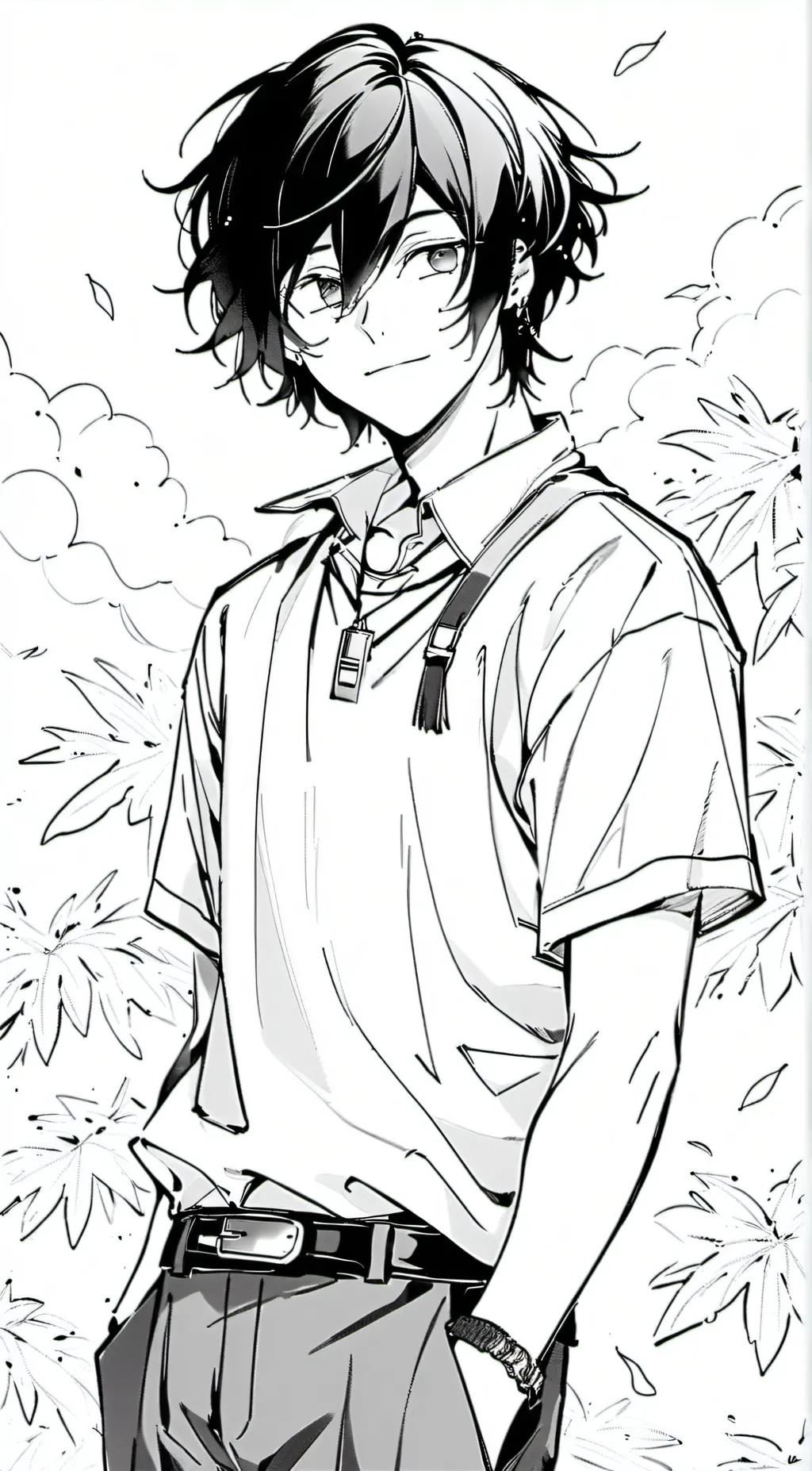 ai character: osamu dazai angsty background