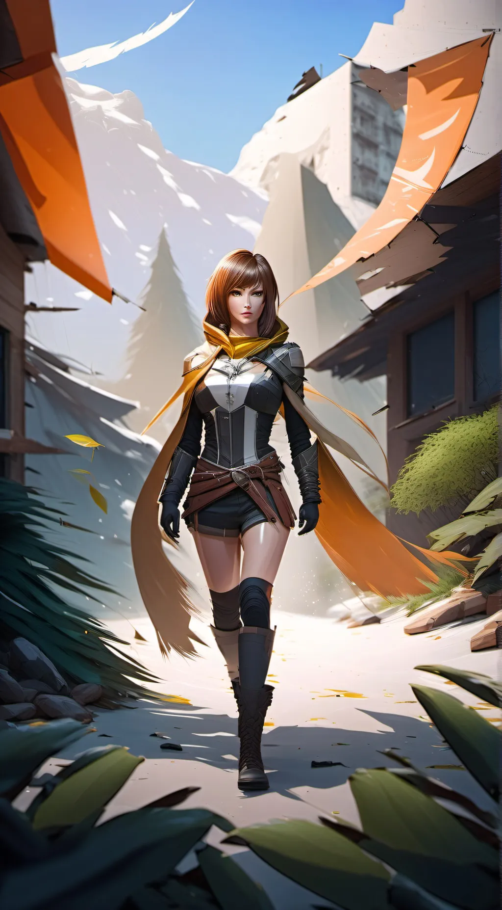 ai character: Ariana background